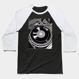 Turntable - Vintage Audio LP Vinyl Record Player Gift Baseball T-Shirt